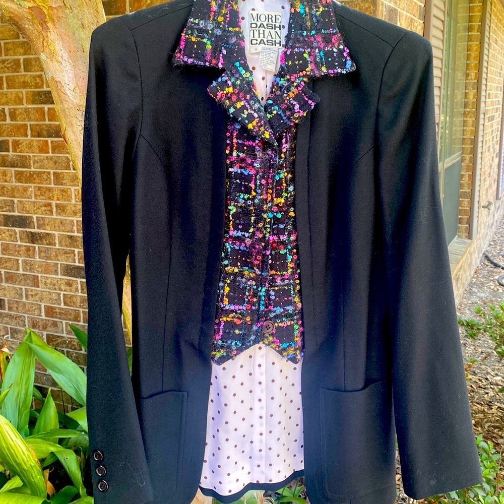 Vintage sporty jacket more dash than cash size 6